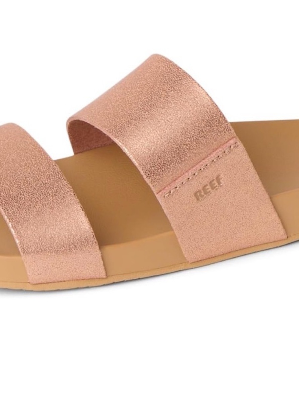 Reef Cushion Vista Rose Gold Slide Sandal